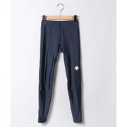 ワンポイントロングタイツ DRN-7301P (UNV)Uネイビー Mサイズ [ランニングウェア ロングタイツ ユニセックス]