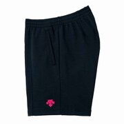 クォーターパンツ DSP-1600 (BPK)ブラック×Ｐピンク SSサイズ [バレーボール ショートパンツ メンズ]
