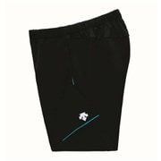 クォーターパンツ DSP-1101W (BBL)ブラック×Ｐブルー XOサイズ [バレーボール クォーターパンツ レディース]