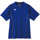半袖ライトゲームシャツ DSS-5520 (ROY)ロイヤル×ブラック Lサイズ [バレーボール シャツ メンズ]