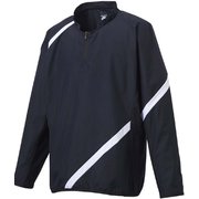 ジュニア 長袖ウインドジャック PJ-328J (BLK)ブラック 160サイズ [野球ウェア シャツ]