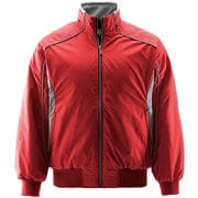 グランドコート DR-215 (RED)レッド×シルバー Sサイズ [野球ウェア コート]