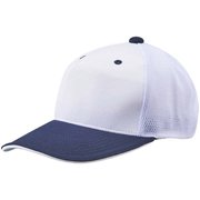 フロントパネルキャップ C-7001 (WHNV)ホワイト×ネイビー Mサイズ [野球ウェア アクセサリ キャップ]