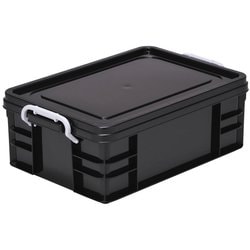 3642BK [収納コンテナ 4型 ブラック セーフティBOX]