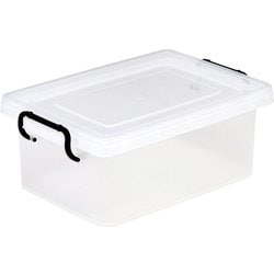 3657 [収納コンテナ 3型 クリア セーフティBOX]