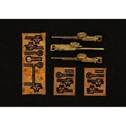 MNW7279a 1/72 金属製ディティールアップパーツ PZL.37 ウォシ 機関銃セット1 (ヴィッカースF型 x 1、wz.37 x 2) [プラモデル用パーツ]