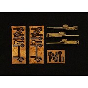 MNW7279b 1/72 金属製ディティールアップパーツ PZL.37 ウォシ 機関銃セット2 (ヴィッカースF型 x 2、wz.37 x 1) [プラモデル用パーツ]