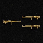 MNW14401 1/144 金属製ディティールアップパーツ WW.2 ソ連 ShKAS 7.62mm機関銃 (軍用機用) 3個入 [プラモデル用パーツ]