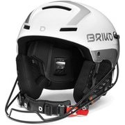 SLALOM MULTI IMPACT 211212W シャイニーホワイト/シルバー(A0B) 60cm [スキーヘルメット レーシング]
