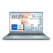 14インチ薄型・軽量ビジネスノートPC/インテル Core i7-1165G7/Iris Xe/14インチ フルHD/メモリ 16GB/SSD 1TB/Windows 10 Pro MODERN-14-B11MO-225JP