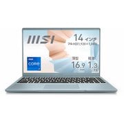 14インチ薄型・軽量ビジネスノートPC/インテル Core i7-1165G7/UHD グラフィックス/14インチ フルHD/メモリ 16GB/SSD 512GB MODERN-14-B11M-461JP