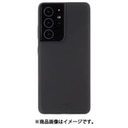 ソフトタッチシリコーンケース Galaxy S21 Ultra用 Black 15002