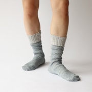 MEN’S 冷え取り靴下 シルクと麻 2足セット SO4654-02