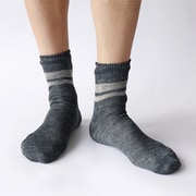 MEN’S 冷え取り靴下 シルクと麻 2足セット SO4949-04