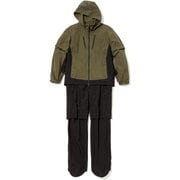 CWA21M 241-1989500-180-M KH [8WAYセットアップレインウェア メンズ Mサイズ カーキ]
