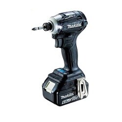 ☆品☆makita マキタ 18V 充電式インパクトドライバー TD172DRGXB 黒/ブラック バッテリー2個(18V 6.0Ah) 充電器 ケース付 78651