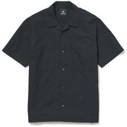 リップストップオープンカラーシャツ Ripstop Open Collar Shirt GM51132P ブラック(BK) XLサイズ [アウトドア シャツ メンズ]
