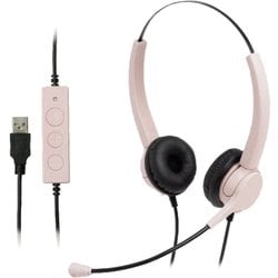 ユートリムエル ヘッドセット両耳 ピンク UL-1579-P