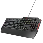 ゲーミングキーボード 有線 メンブレン フル リストレスト付 ブラック TK-G02UMBK