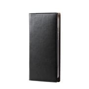 PMCA20CPLFYILKB [iPhone 12 Pro Max/レザー ケース/RICERCA （Coronet）/極み/手帳型/ブラック]