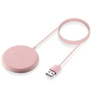 W-QA16PN [ケーブル一体型 Qi規格対応ワイヤレス充電器 5W・卓上・1m ピンク]