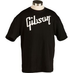 Distressed Gibson Logo T （Black） LG GA-BLKTLG
