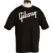 Distressed Gibson Logo T （Black） LG GA-BLKTLG