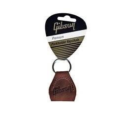 Premium Leather Pickholder Keychain Keychain AKYC-BRN