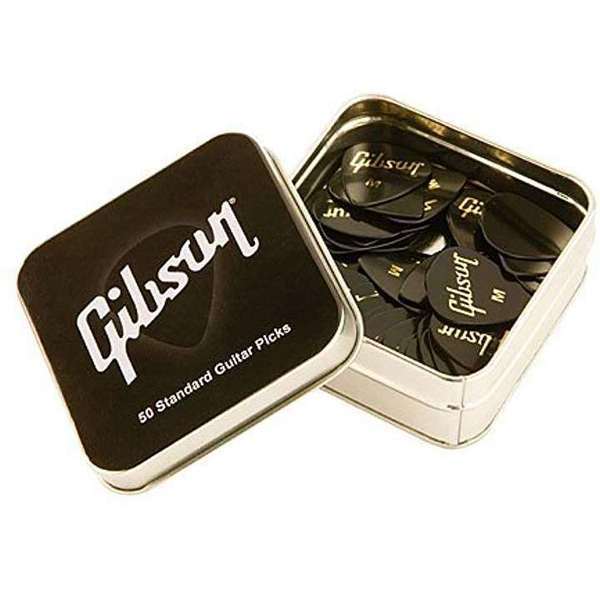 ピック APRGG50-74M Standard Pick Tin ブラック Medium 50枚入り
