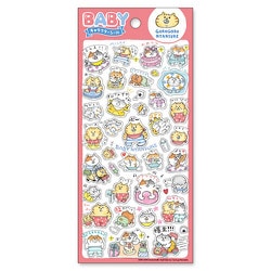 BABYキャラクターシール ごろごろにゃんすけ 80551