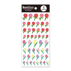 BonBon sticker（ボンボンステッカー） バラ＆チューリップ 80686