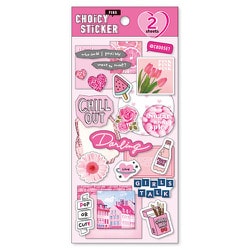 チョイシー ステッカー something pink 80384