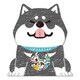しばんばん コレクションステッカー くろしばんばん 78489