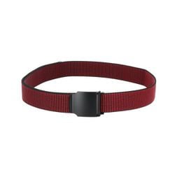 ラダーバックルベルトタフ 38mm ブラック×レッド