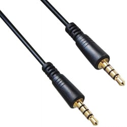 3.5mm4極ステレオミニプラグケーブル 1m FCA-S4261