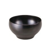 山中塗 木製 ボウル 汁椀 L 約12cm 桜 丸椀 黒 SO-0555