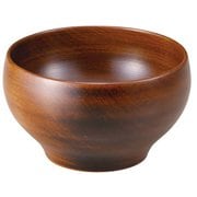 山中塗 木製 ボウル 汁椀 M 11cm 桜 丸椀 茶 SO-0557