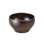 山中塗 木製 ボウル 汁椀 S 約10cm 桜 丸椀 こげ茶 SO-0559