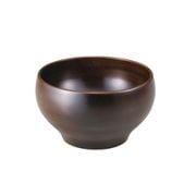 山中塗 木製 ボウル 汁椀 M 11cm 桜 丸椀 こげ茶 SO-0560
