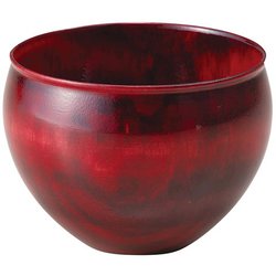 山中塗 Colorful 木製 猪口 約6cm レッド SX-0652