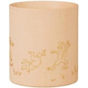 山中塗 Colorful 木製 マグ カップ 320ml 鳥獣戯画 銀 ブラック SX-498TGS