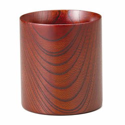 山中塗 木製 マグ カップ 欅 レッド SX-0594