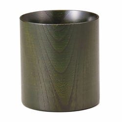 山中塗 木製 マグ カップ 欅 グリーン SX-0596