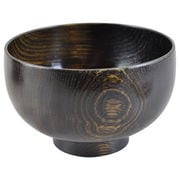 山中塗 木製 汁椀 栓 布袋 黒摺 SO-351