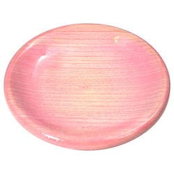 山中塗 Colorful 木製 豆皿 栓 3.5 ピンク SS-157