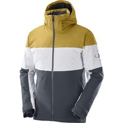 ヨドバシ.com - サロモン SALOMON SLALOM Jacket Mens LC1587700 EBONY/WHITE/CUMIN Mサイズ  [スキーウェア ジャケット メンズ] 通販【全品無料配達】