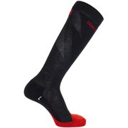 S/MAX LC1805400 BLACK/Racing Red Mサイズ(24.5-26.5cm) [スキーソックス ユニセックス]