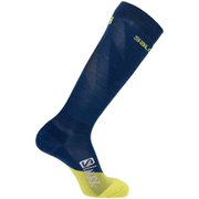 S/MAX LC1805500 RACE BLUE/Acid Lime Mサイズ(24.5-26.5cm) [スキーソックス ユニセックス]
