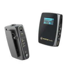 MIRFAK Audio WE10 ワイヤレスマイクシステム MFA13 WE10 デュアルチャンネルコンパクトワイヤレスマイクシステム