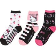 サンリオキャラクターズ キッズソックス 3足セット 19-21cm ハローキティ（音符） [キャラクターグッズ]